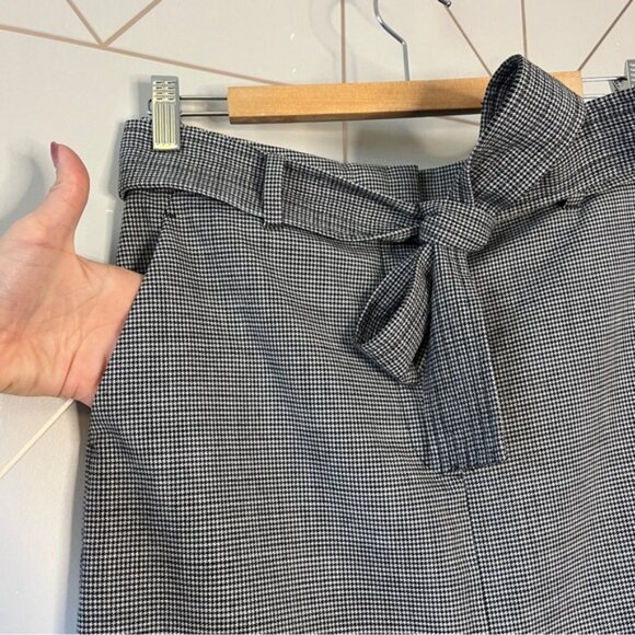 Aritzia Wilfred Jallade Tie Waist Skirt Mini Houndstooth - Picture 5 of 8